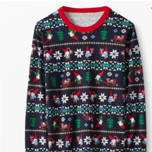 Holiday Pajamas -Hanna Andersson Womens Gnome Sweet Gnome Pajama Set - Small/Med - Picture 2 of 3